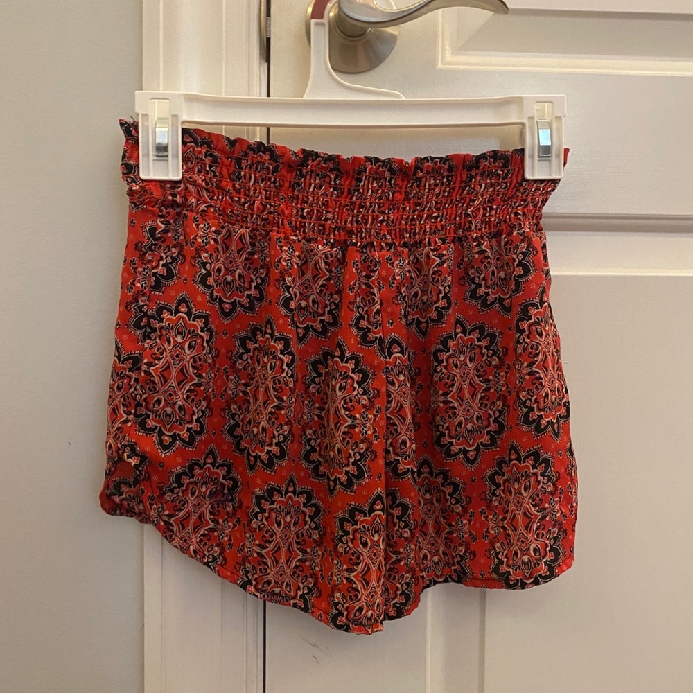 bright orange bottoms